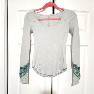 Free People Knit Thermal Top